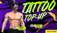 Tattoo Top-Up will remain active from November 14 to November 18 in Free Fire MAX (Image via Garena)